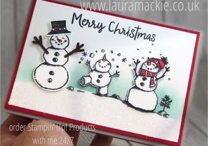 Greeting Card Making for Kids Stampin Up Leave A Little Sparkle Stamped Christmas
