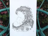 Greeting Card New Baby Born Mother Child Zendoodle Card Blank Greeting Cards Card Art