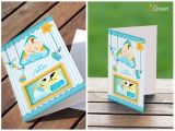 Greeting Card New Born Baby Boy Augmented Reality Greeting Card Congratulations On Your