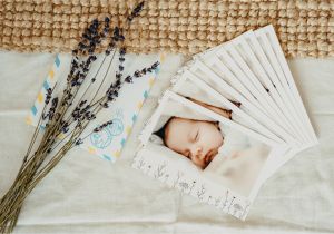 Greeting Card New Born Baby Boy Birth Announcement Text Fizzer