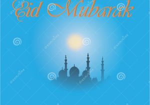 Greeting Card Of Eid Mubarak Creative Greeting Card Design for Holy Month Of Muslim
