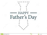 Greeting Card On Father S Day Happy Father S Day Greeting Card Dotted Tie White