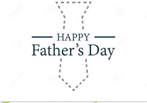 Greeting Card On Father S Day Happy Father S Day Greeting Card Dotted Tie White