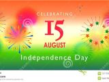 Greeting Card On Independence Day Independence Day 15th Of August India Stock Vector