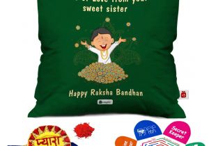 Greeting Card On Raksha Bandhan Indigifts Raksha Bandhan Rakhi Gifts Hamper Pyara Bhaiya