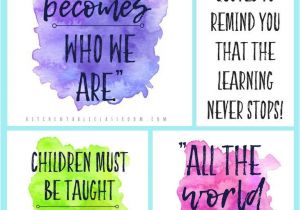 Greeting Card Quotes for Teachers Alessandra Gifts for Teachers Enseigner Aimer Inspirer