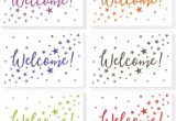 Greeting Card Record Your Own Message 36 assorted Pack Welcome Note Cards Bulk Box Set Blank On the Inside 6 Colorful Star Pattern Designs Includes 36 Greeting Cards and Envelopes