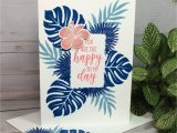Greeting Card Store Near Me Tropical Chic Stampin Up Cards with Simple Masking Technique