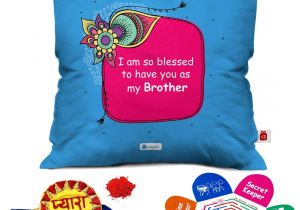 Greeting Card You Got This Indigifts Rakhi for Brother Pyara Bhaiya with Roli