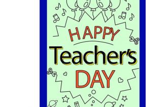 Greeting for Teachers Day Card Happy Teacher Day Greeting Card