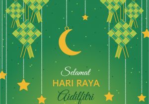 Greeting Hari Raya Aidilfitri Card Aidilfitri Grua Karte Vektor Vorlage Download Kostenlos