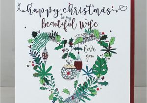 Greeting In A Christmas Card 60 Christmas Message for Wife to Make Her Feeling Special