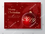 Greeting In A Christmas Card Merry Christmas Abstract Vector Greeting Card Poster or