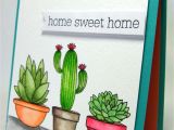 Greeting In New Home Card Mft Sweet Succulents with Images Cards Greeting Cards
