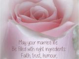 Greeting Message for Wedding Card A A May Your Married Life Be Filled with Right Ingredients