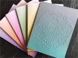 Greeting On Thank You Card assorted Thank You Cards Set Of 6 Embossed Thank You Note