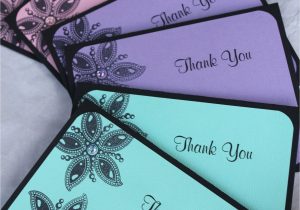 Greeting On Thank You Card Handmade Thank You Cards by Craftedbylizc Handmade Thank