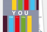 Greeting On Thank You Card Thank You for All You Did Ermutigungskarten Spruche