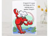 Greeting Recipe Card In Hindi Cajun Creole Crawfish Birthday Card Zazzle Com In 2020