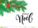 Greeting Sayings for Christmas Card Joyeux Noel French Merry Christmas Hand Drawn Quote