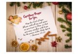 Greeting Words for Christmas Card Christmas Prayer for You May the God Of Hope Postcard