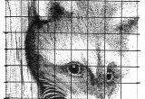 Grid Drawings Templates Pointillism Drawing Grid Method Art Lesson