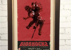Grindhouse Poster Template Bioshock 2 Big Sister Little Sister Grindhouse Style Retro