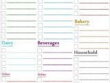 Groceries List Template 6 Grocery List Templates formats Examples In Word Excel