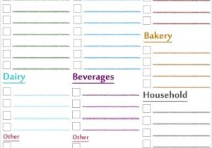 Groceries List Template 6 Grocery List Templates formats Examples In Word Excel