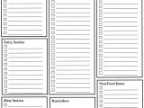 Groceries List Template 7 Best Images Of Grocery List Template Printable Amenable