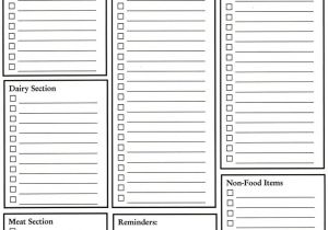 Groceries List Template 7 Best Images Of Grocery List Template Printable Amenable