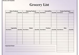 Grocery List Template for Mac Grocery List Template for Mac atemberaubend Grocery List