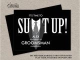 Groomsmen Proposal Template Printable Groomsman Proposal Card Suit Up Black Tuxedo