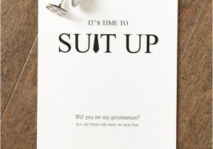 Groomsmen Proposal Template We Designed these Suitup Groomsmen Proposal Cards for A