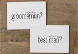 Groomsmen Thank You Card Wording Will You Be My Groomsman Wedding Card
