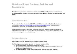 Group Contract Template for Hotel 22 event Contract Templates Word Pdf Excel Google