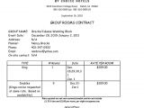 Group Contract Template for Hotel Contract Brecks