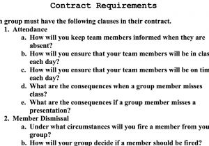 Group Contract Template for Students Investigating Authentic Questions Learning In Hand with