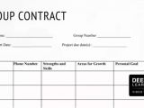 Group Contract Template for Students Student Group Contracts Facilitate Better Collaboration