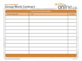 Group Contract Template for Students Write Online Case Study Report Writing Guide Resources