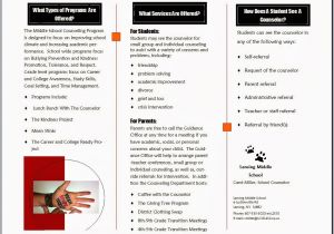 Group Counseling Flyer Template Handouts A School Counselor 39 S Best Friend the Middle