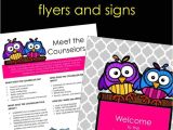 Group Counseling Flyer Template Personalized Counselor Flyers and Signs Guidance Lessons