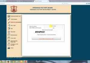 Group D Admit Card Name Wise How to Get forgot Registration Number for ordnance Factory