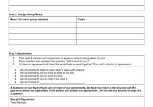 Group Work Contract Template Collaboration Vs Group Work Project Based Living