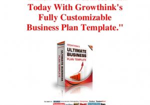 Growthink S Ultimate Business Plan Template Growthink Business Plan Template Free Download