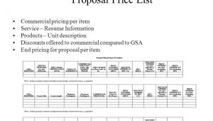 Gsa Schedule 70 Proposal Template Gsa Schedule 70 Proposal Template Image Collections