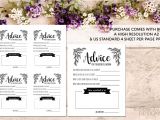 Guest Information Card Wedding Template Advice Card Template Advice for the Newlyweds Marriage