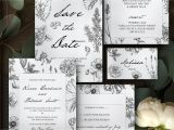 Guest Information Card Wedding Template Botanical Wedding Invitation Suite