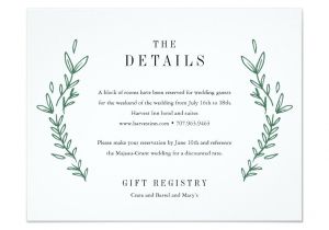 Guest Information Card Wedding Template Pin On Wedding Details Card