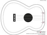 Guitar Cut Out Template Posts Felt and Cards On Pinterest